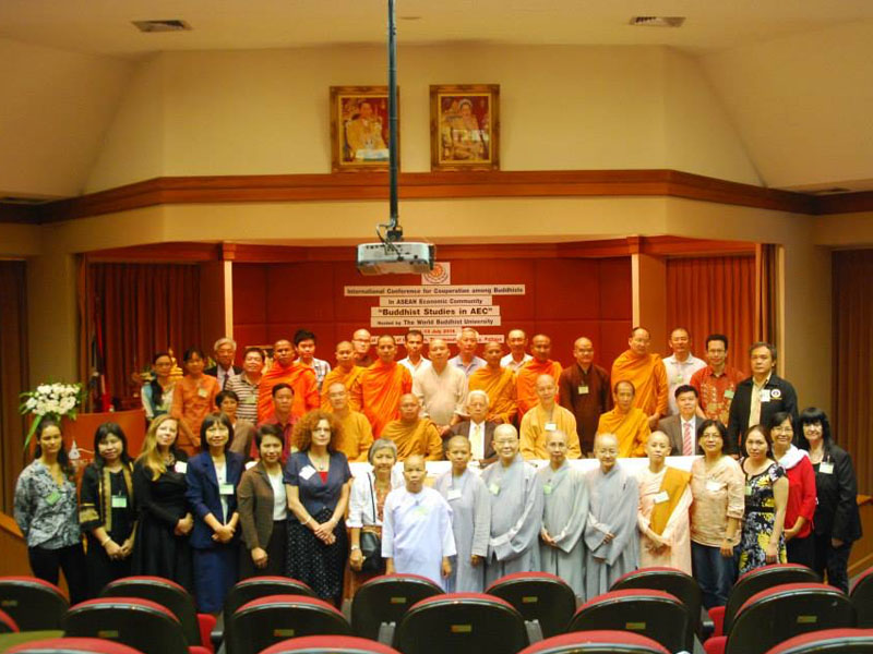 International Conference for the Cooperation Among Buddhists in ASEAN Economic Community “Buddhist Studies in AEC” At College of Innovation, Thammasat University, Pattaya